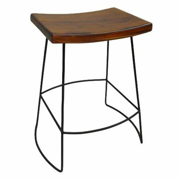 Chesterfield Leather Reece Saddle Seat Counter Stool CH2548855